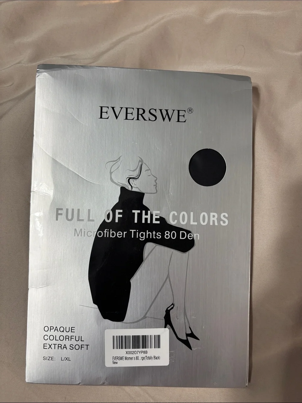 EVERSWE Microfiber Tights 80 Den in Black